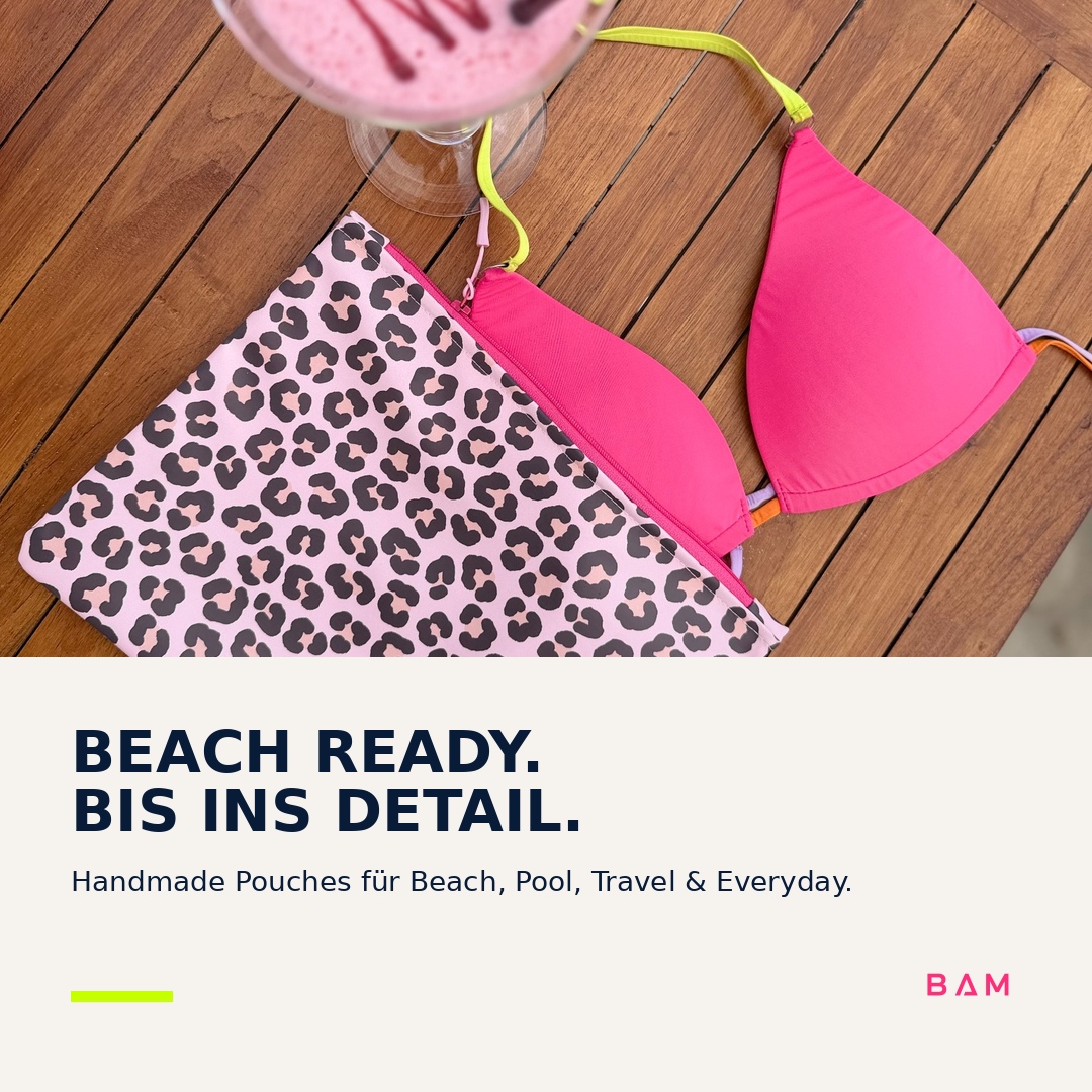 Pool ready pouch social post